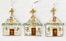Little White Church Ornaments