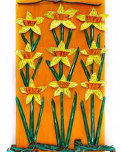 Daffodils on Orange