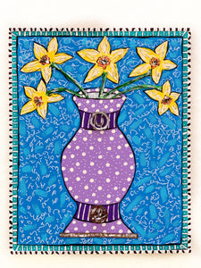 Daffodils in the Purple Urn