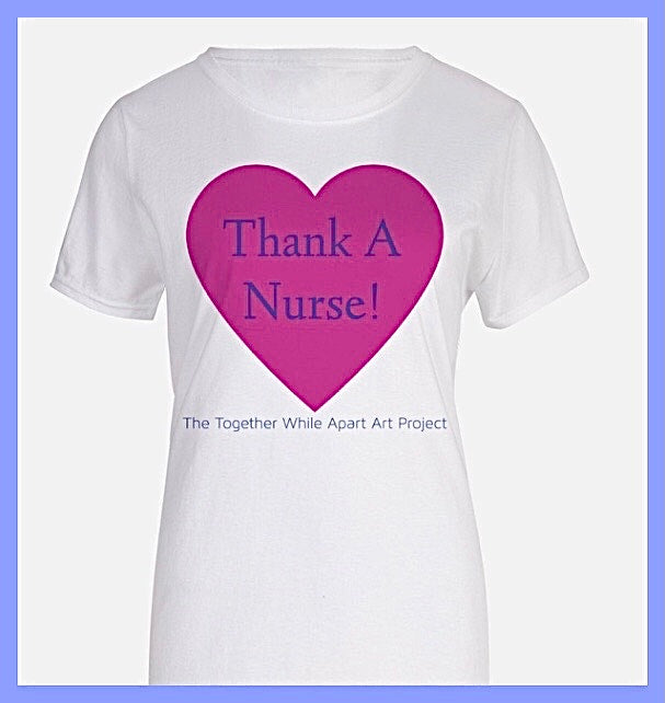 Thank A Nurse T-Shirt in White