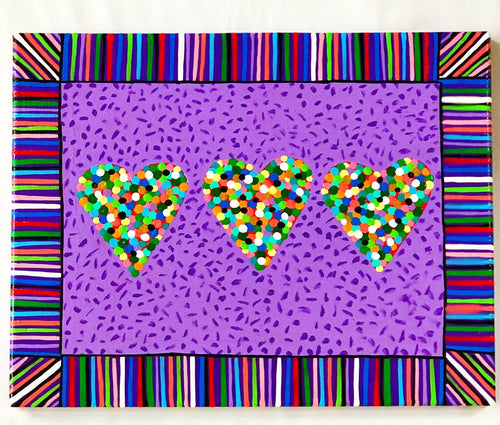 Confetti Hearts (Sorry..this one is gone but I would be happy to make you something similar.)