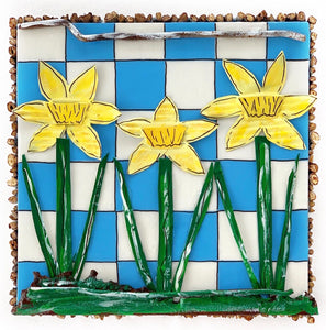 Daffodils are better on Blue