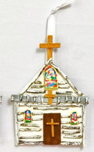 Little White Church Ornaments