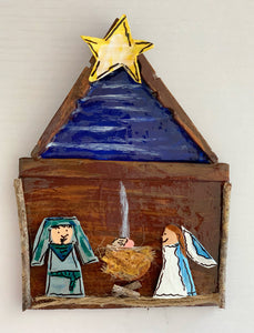 Nativity Ornament (Joseph in Grey)