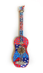 Red, White and Blue Guitar