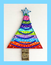 Holiday Tree with the Light Blue star
