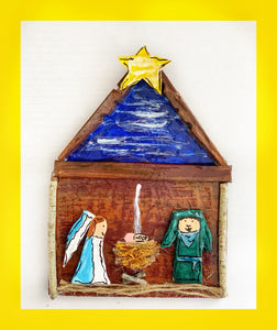 Nativity Ornament (Joseph in green)