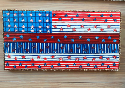 Stars and Stripes and the Red, White and Blue Forever (Sorry..this one is gone but I would be happy to make you something similar.)