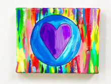 Little Purple Heart Painting